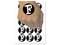 Letter F Uppercase Cute Typewriter Font Temporary Tattoo Water Resistant Fake Body Art Set Collection (1 Sheet)